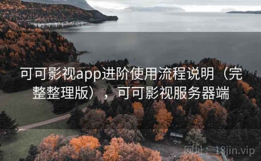 可可影视app进阶使用流程说明（完整整理版），可可影视服务器端